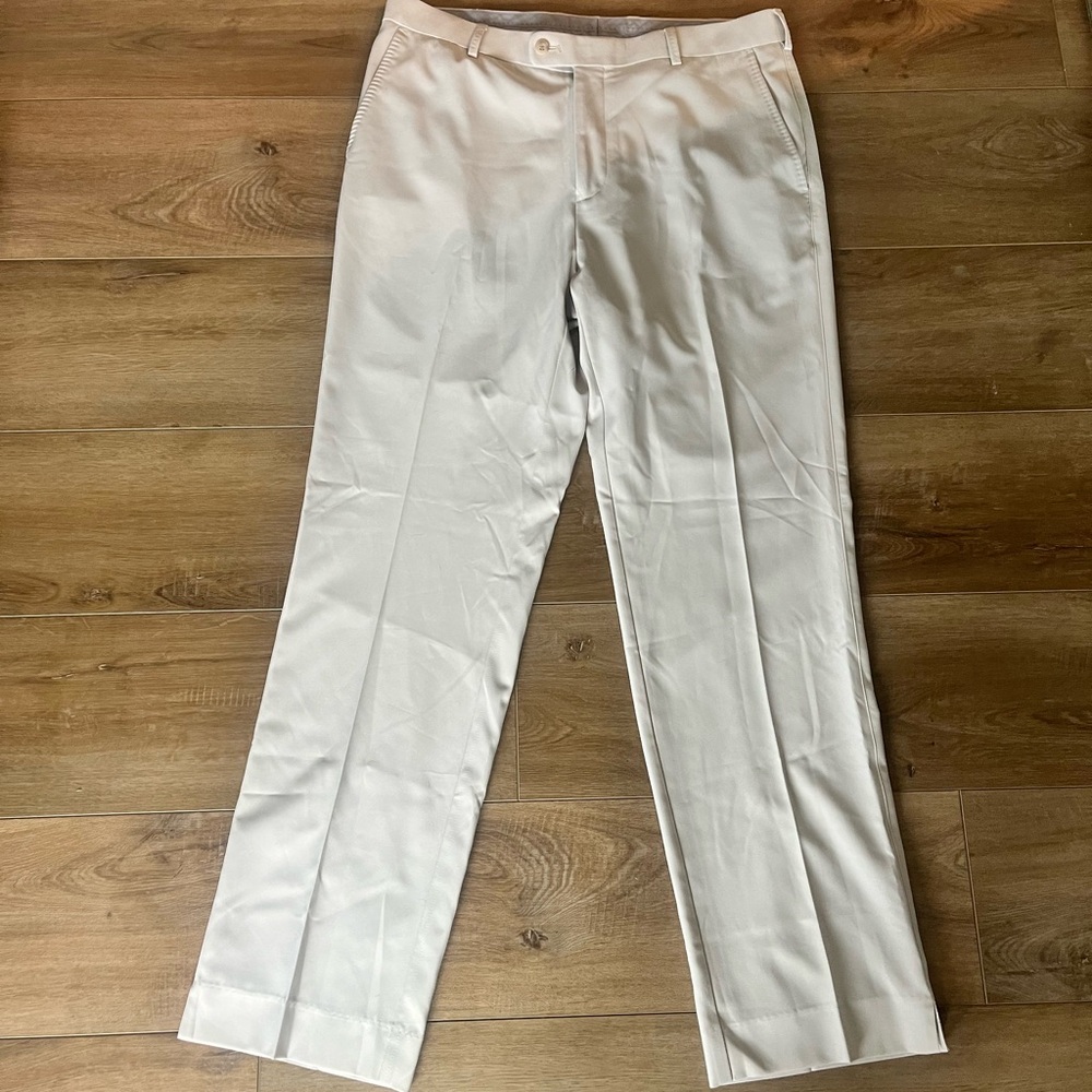 Peter Millar Cream Men's Dress Pants